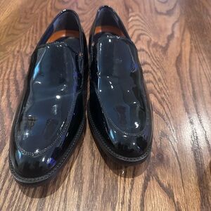 Men’s Cole Haan Black Patent Loafers Sz 7 NEW